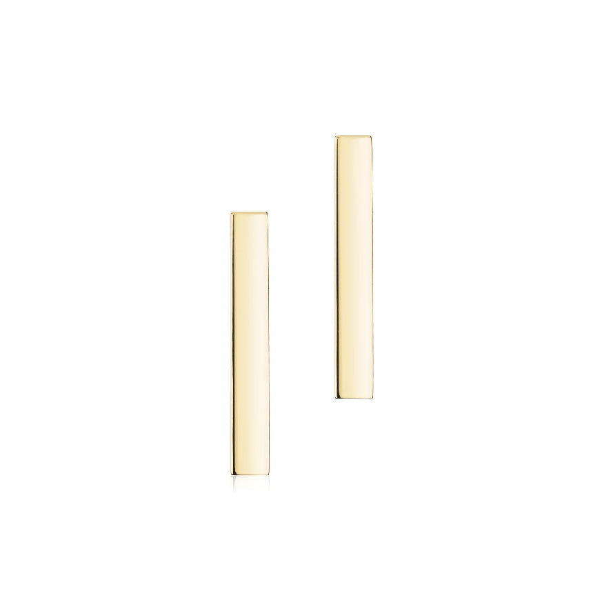 18KY Birks 'Essentials' Bar Earrings
18K Yellow Gold Birks Bar Earrings
Earring Closure Post with Butterfly Back
