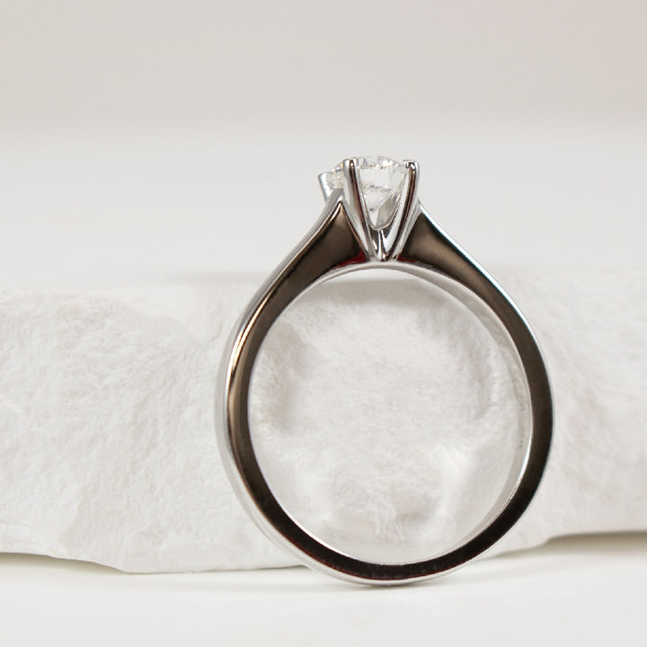 14KW Solitaire 0.50CT Diamond Engagement Ring