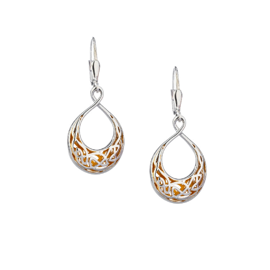 SS & 22KY Window to the Soul Teardrop Earrings
Sterling Silver & 22K Yellow Gold Keith Jack Gilding Window to the Soul Teardrop Earrings
Earring Closure Leverback