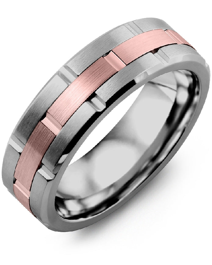 Madani 10KR & Cobalt Link 7mm Band
Madani 10K Rose Gold & Cobalt Alternative Band
Polished Finish
Width 7mm
Finger Size 10