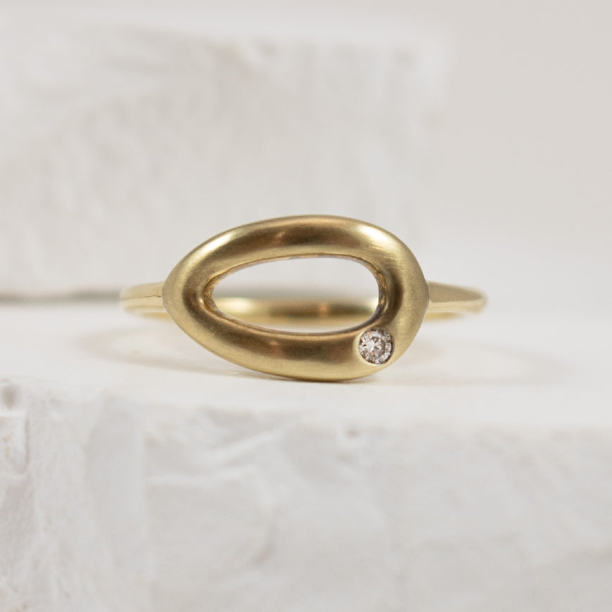 10KY Open Abstract Diamond Ring
10K Yellow Gold Natural Diamond Open Abstract Ring
0.03 Total Natural Diamond Weight of SI3 Clarity, GH Colour
Finger Size
