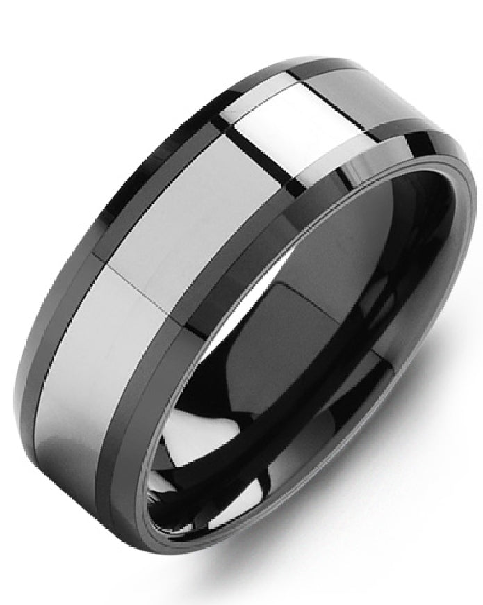 Madani Ceramic & Tungsten 8mm Band
Madani Ceramic & Tungsten Alternative Band
Width 8mm
Finger Size 10