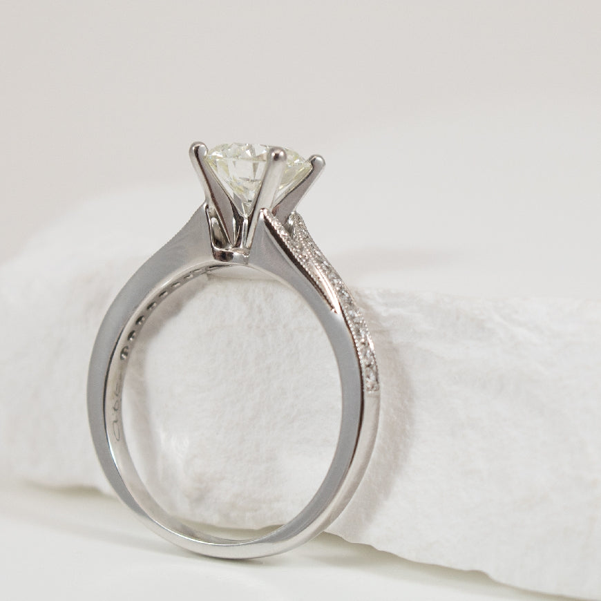 14KW Roman & Jules 1.25CT Diamond Engagement Ring