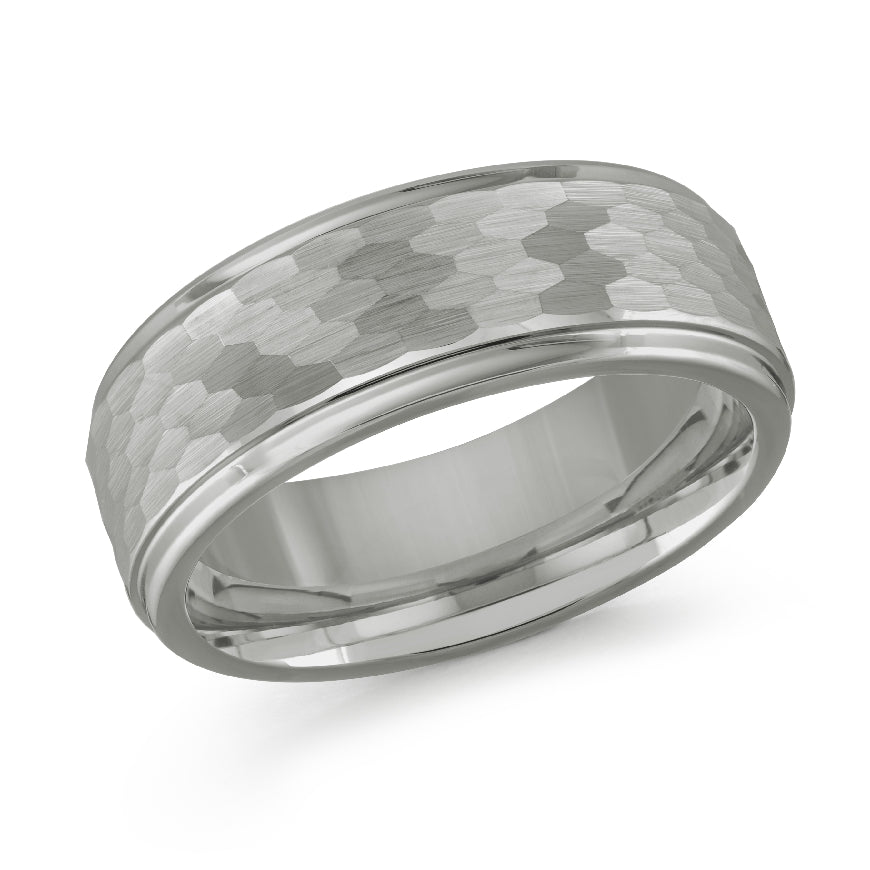 Malo Patterened Tungsten Alternative 8mm Band
Malo Tungsten Alternative Band
Width 8mm
Finger Size 10.5