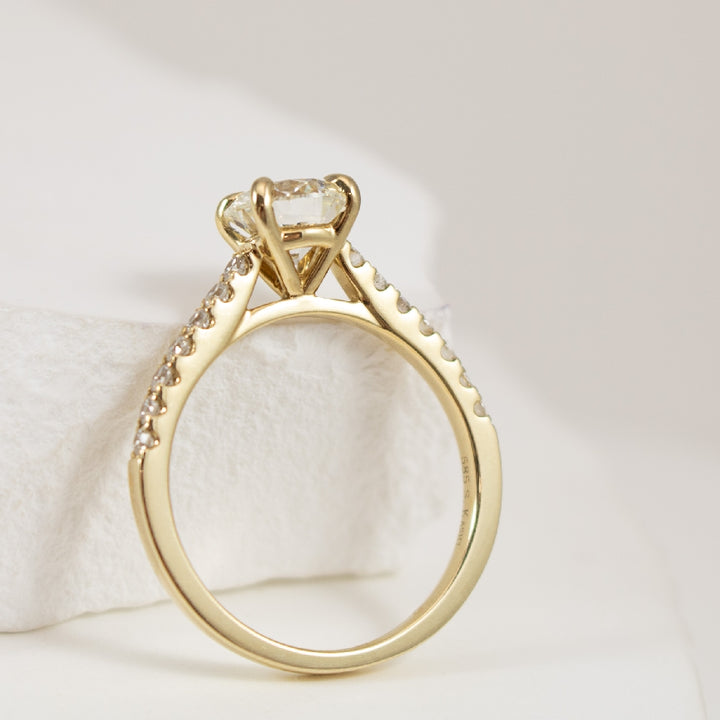 14KY S.Kashi Forevermark Diamond Engagement Ring