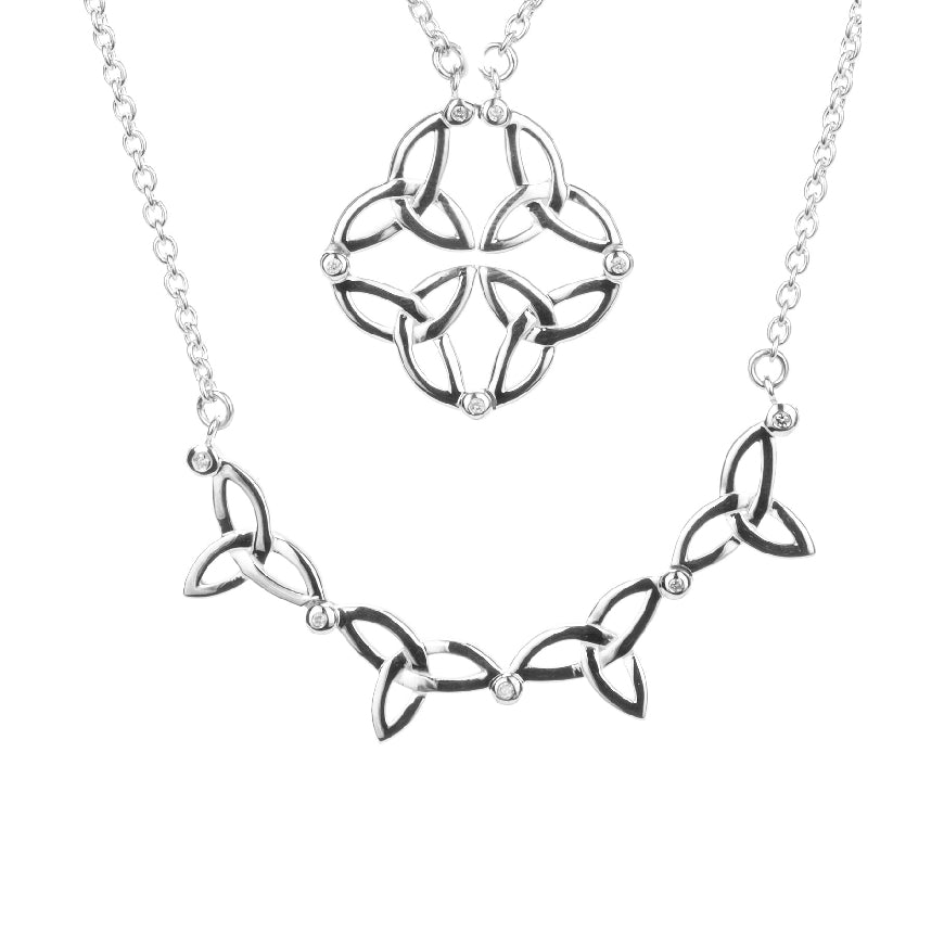 SS Keith Jack Diamond 2 in 1 Synergy Necklace
Sterling Silver Keith Jack Diamond 2 in 1 Synergy Necklace
Accented with Diamonds
Chain Length 18'