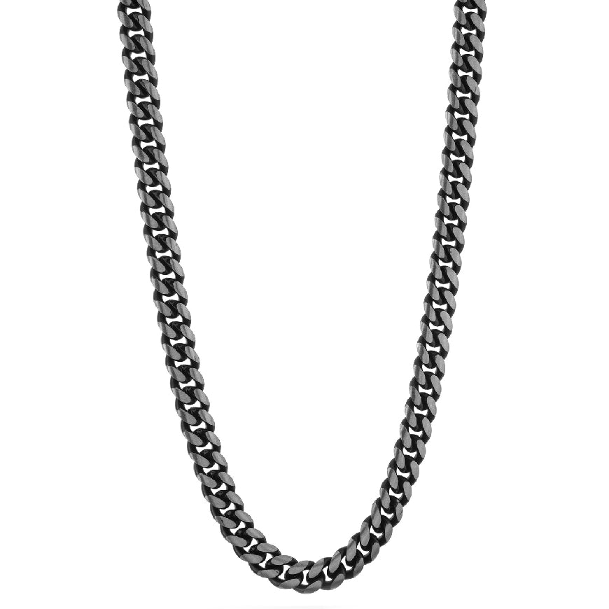 Italgem Black Stainless S. Cuban Chain
Italgem Stainless Steel Black Finished & Diamond Cut Cuban Chain
Chain Length 22'