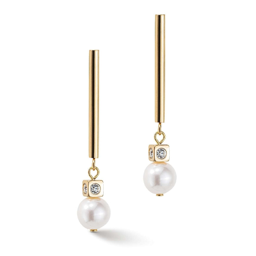 Coeur De Lion Bar Drop Pearl Earrings
Coeur De Lion Bar Drop Pearl Earrings
Earring Closure Post with Butterfly Back