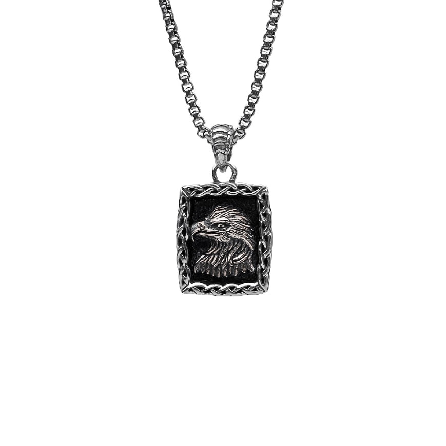 SS Keith Jack Celtic Oxidized Eagle Necklace
Sterling Silver Keith Jack Oxidized Eagle Necklace
Pendant Size Small
Chain Length 22'