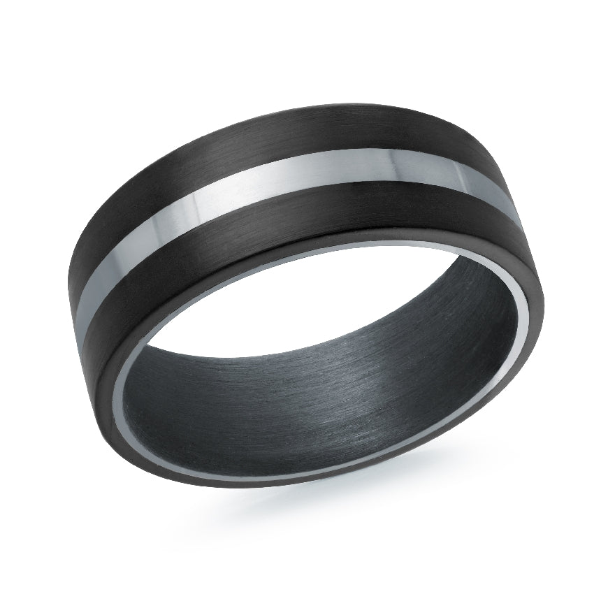 Malo Tantalum&Carbon Fiber Alternative 8mm Band
Malo Tantalum & Carbon Fiber Alternative Band
Satin Finish
Width 8mm
Finger Size 10