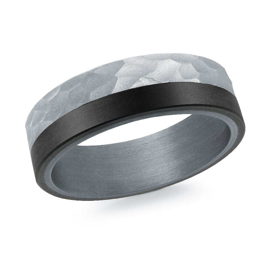 Mardini Hammered Mixed Metal 7mm Band
Mardini 14K White Gold, Tantalum & Carbon Fiber Alternative Band
Satin & Hammered Finish
Width 7mm
Finger Size 10