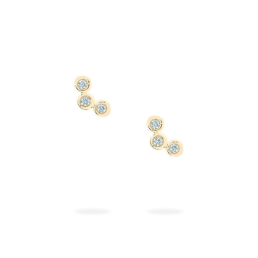18KY Birks 'Iconic' 'Splash' Diamond Earrings
18K Yellow Gold Birks 'Iconic' 'Splash' Natural Diamond Earrings
0.06 Total Natural Diamond Weight
Earring Closure Post with Butterfly Back