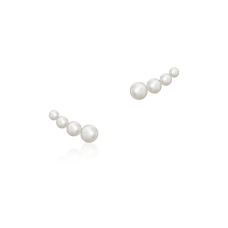 18KY Birks 'Pearl' Freshwater Pearl Bar Earrings
18K Yellow Gold Birks 'Pearl' Graduated Freshwater Pearl Bar Earrings
3-6mm Freshwater Pearls
Earring Closure Post with Butterfly Back