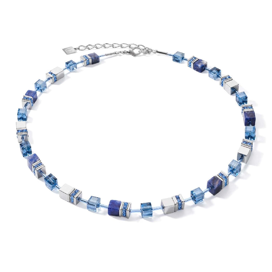 Coeur De Lion Sodalite Blue Geo Cube Necklace
Coeur De Lion Sodalite Blue Geo Cube Necklace
Necklace Length 16-18'