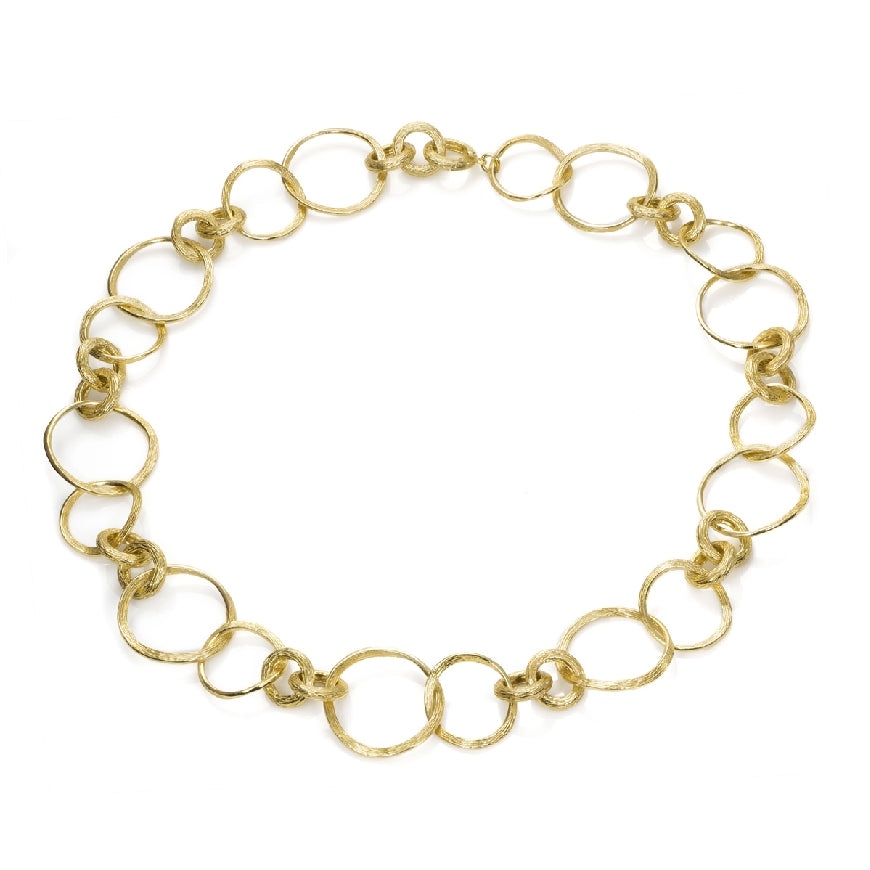 SS/18KY Jorge Revilla Eternity 'Florence' Necklace
Sterling Silver with 18K Yellow Gold Plating Jorge Revilla Necklace
'Florence Collection'
Necklace Length 18'