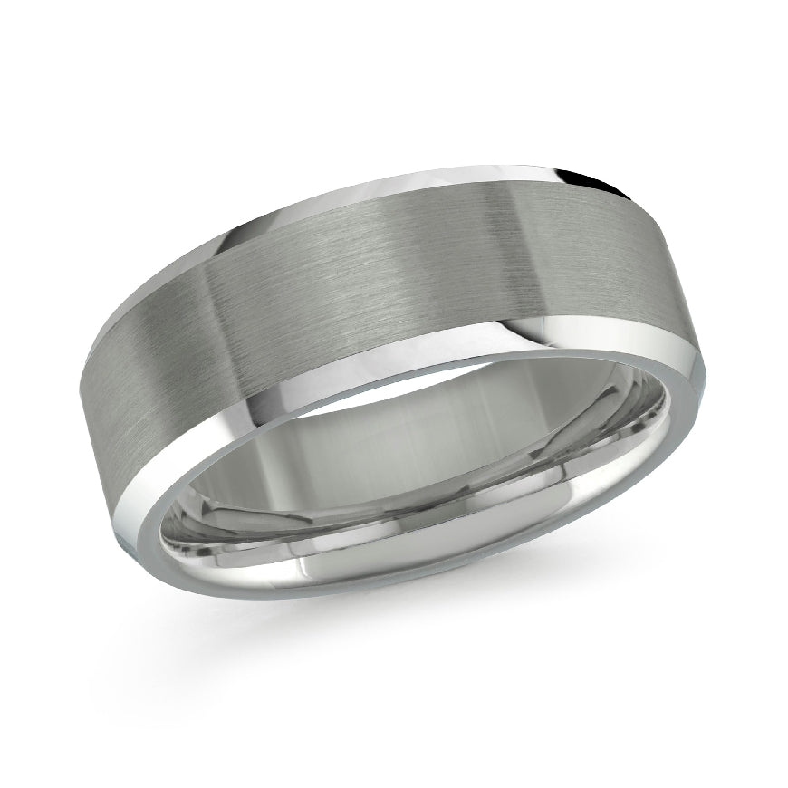 Malo Tungsten Alternative Band
Width 8mm
Finger Size 10