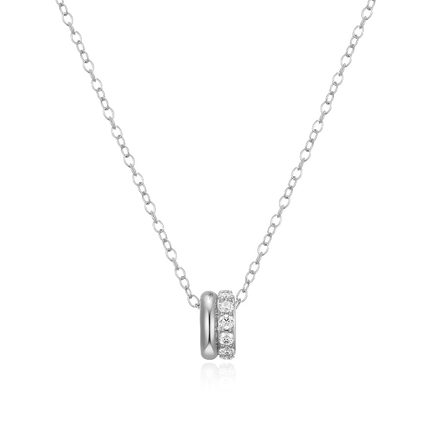 ELLE Collection 'Goddess' Barrel Necklace
ELLE Collection Rhodium Plated Sterling Silver 'Goddess' Cubic Zirconia Double Row Barrel Necklace
16+ 2' Chain Length