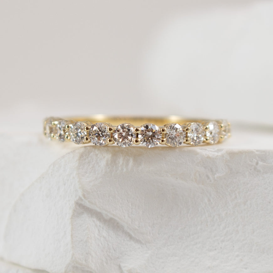 14KY 0.75ct Diamond Band
14K Yellow Gold Lab Grown Diamond Band
0.75 Total Lab Grown Diamond Weight VVS-VS Clarity, D-F Colour
Finger Size 6.5
