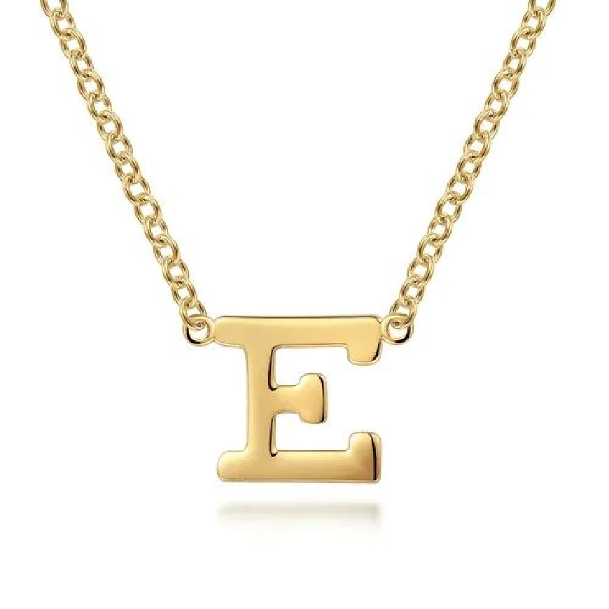 14KY Gabriel & Co. E Initial Necklace

14K Yellow Gold E Initial Necklace

S2265015

17.5' Adjustable Chain Length 
