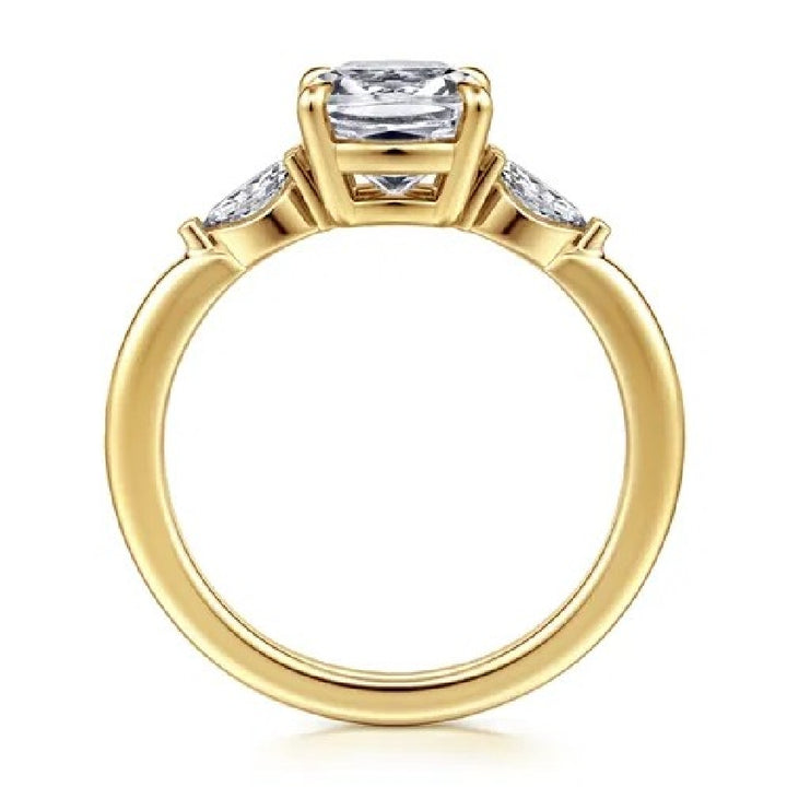 14KY Gabriel & Co. Diamond Engagement Ring