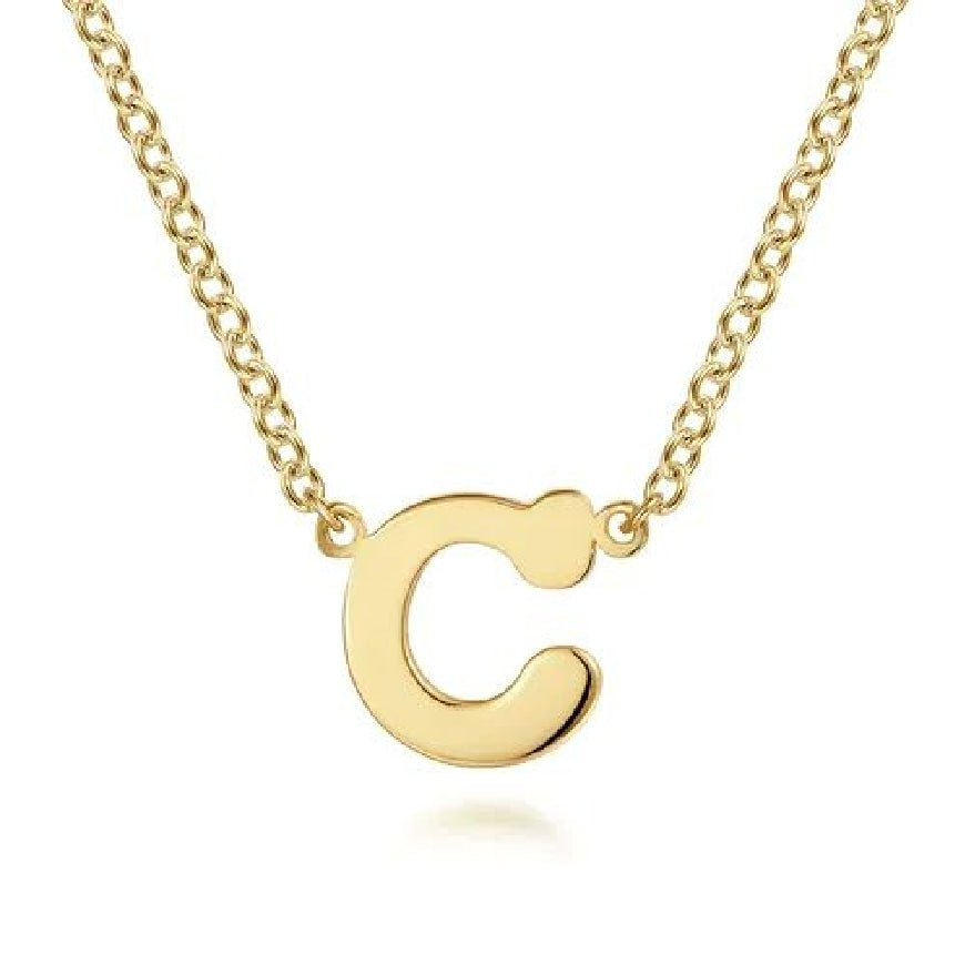 14KY Gabriel & Co. C Initial Necklace

14K Yellow Gold C Initial Necklace

S2265018

17.5' Adjustable Chain Length 
