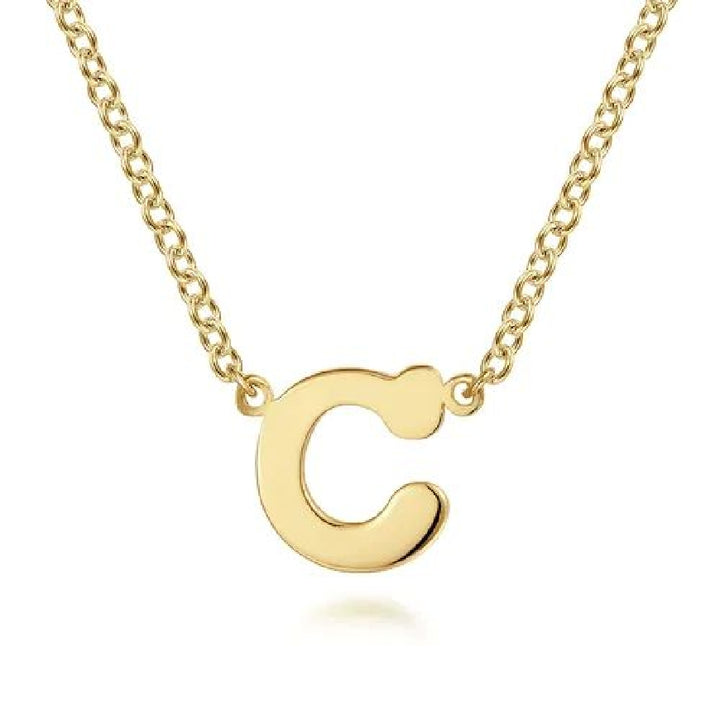 14KY Gabriel & Co. C Initial Necklace

14K Yellow Gold C Initial Necklace

S2265018

17.5' Adjustable Chain Length 
