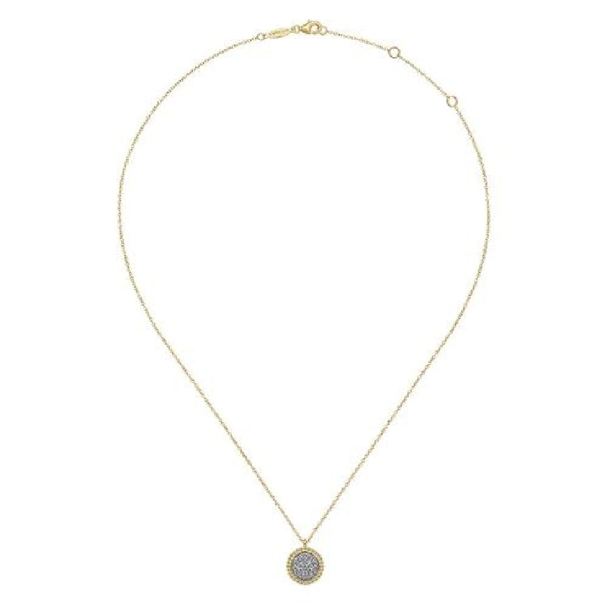 14KY Gabriel & Co. Bujukan Cluster Necklace