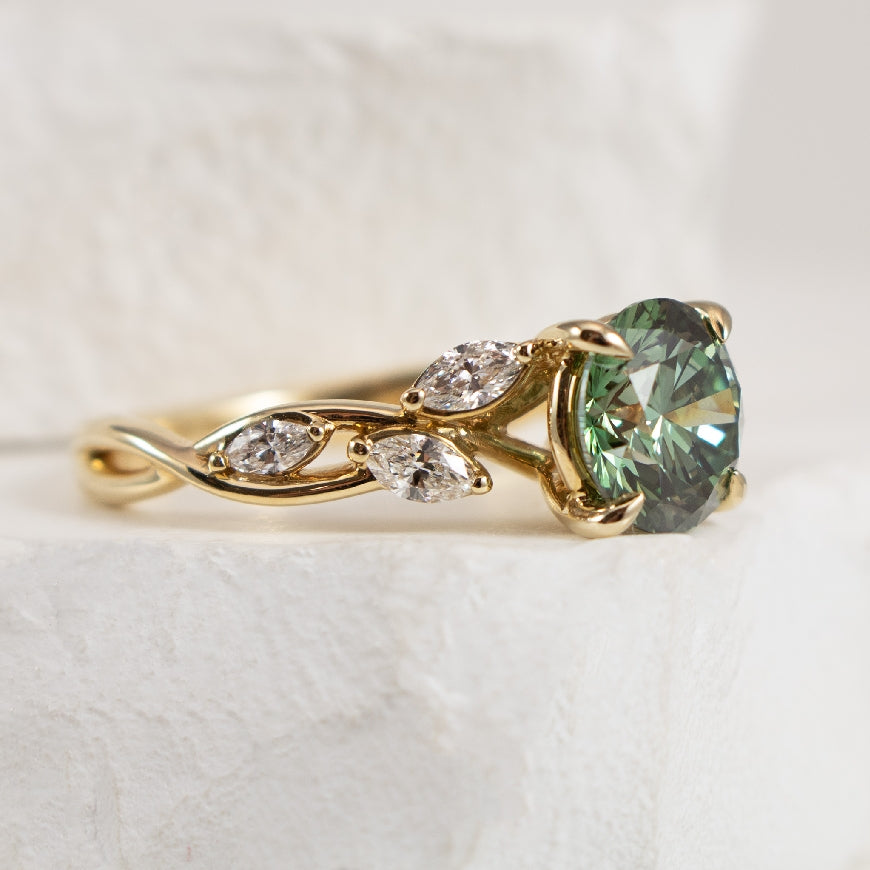 14KY Gabriel & Co. Diamond Engagement Ring