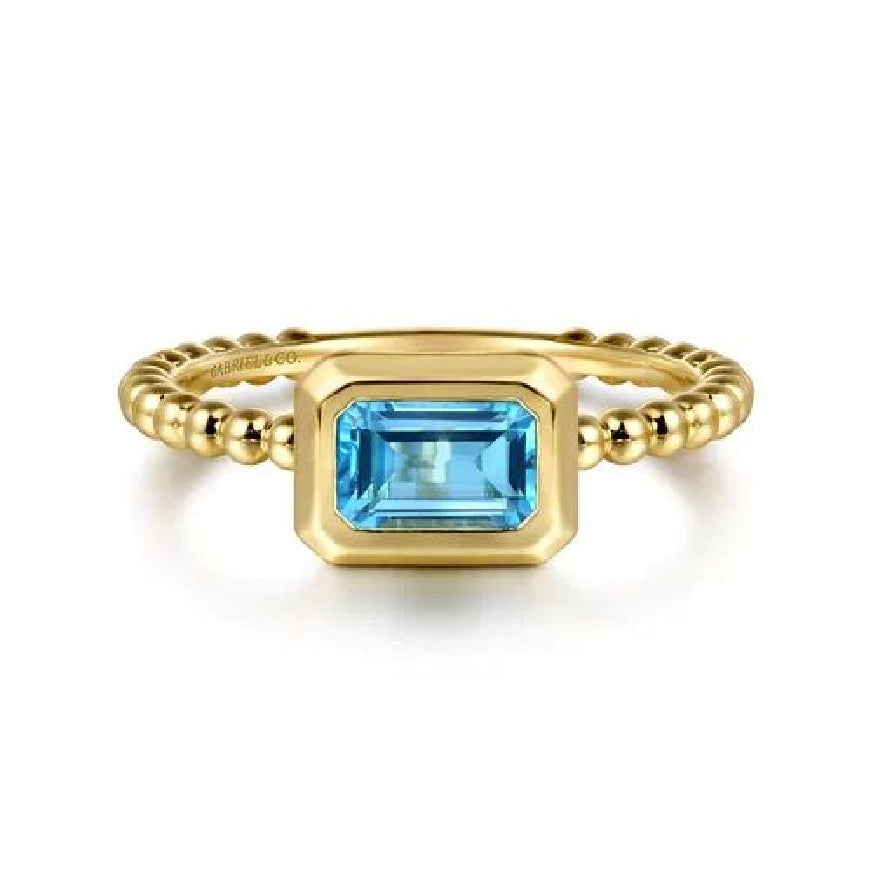 14KY Gabriel & Co. Bujukan Blue Topaz Ring

14K Yellow Gold Bujukan Blue Topaz Emerald Cut Bezel Ring 

0.72 Carat Emerald Cut Blue Topaz 

S2265174

Finger Size 6.5

