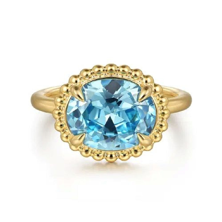 14KY Gabriel & Co. Bujukan Blue Topaz Ring

14K Yellow Gold Bujukan Blue Topaz Oval Cut Ring

3.34 Carat Oval Cut Blue Topaz 

S2265001

Finger Size 6.5
