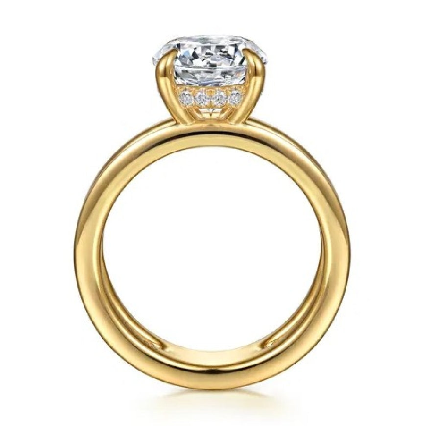 14KY Gabriel & Co. Diamond Engagement Ring