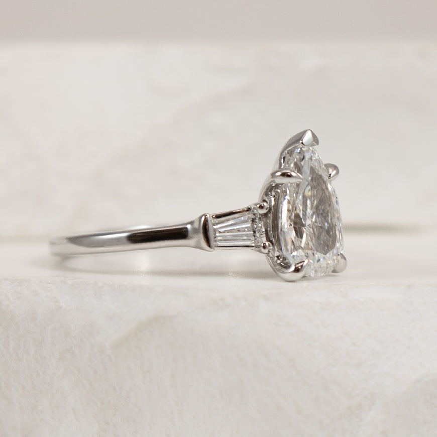 14KW Gabriel & Co. Diamond Engagement Ring