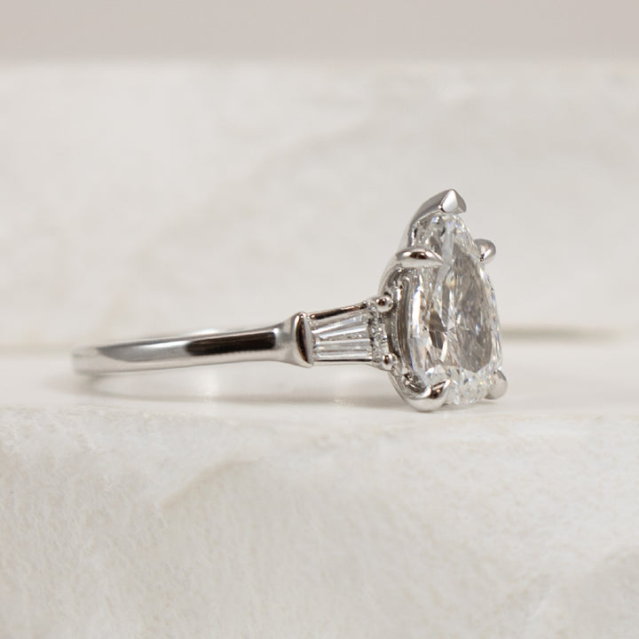 14KW Gabriel & Co. Diamond Engagement Ring