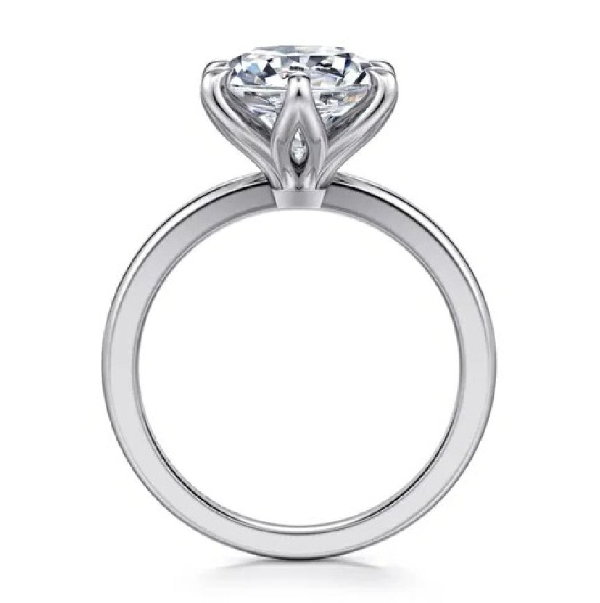 14KW Gabriel & Co. Diamond Engagement Ring