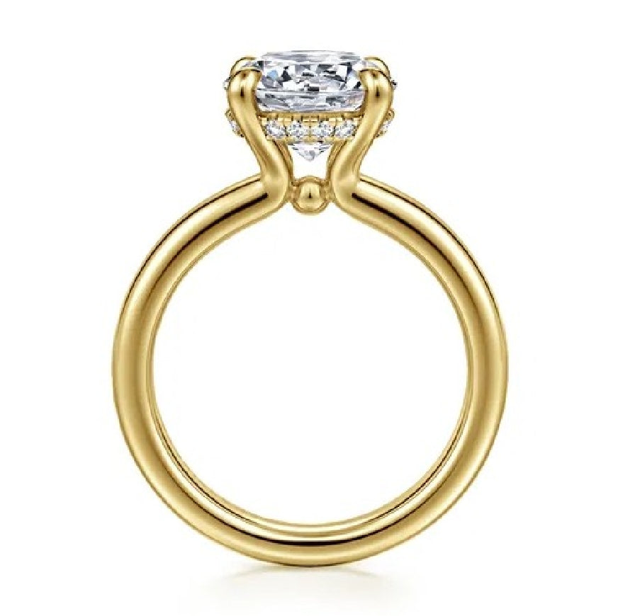 14KY Gabriel & Co. Diamond Engagement Ring