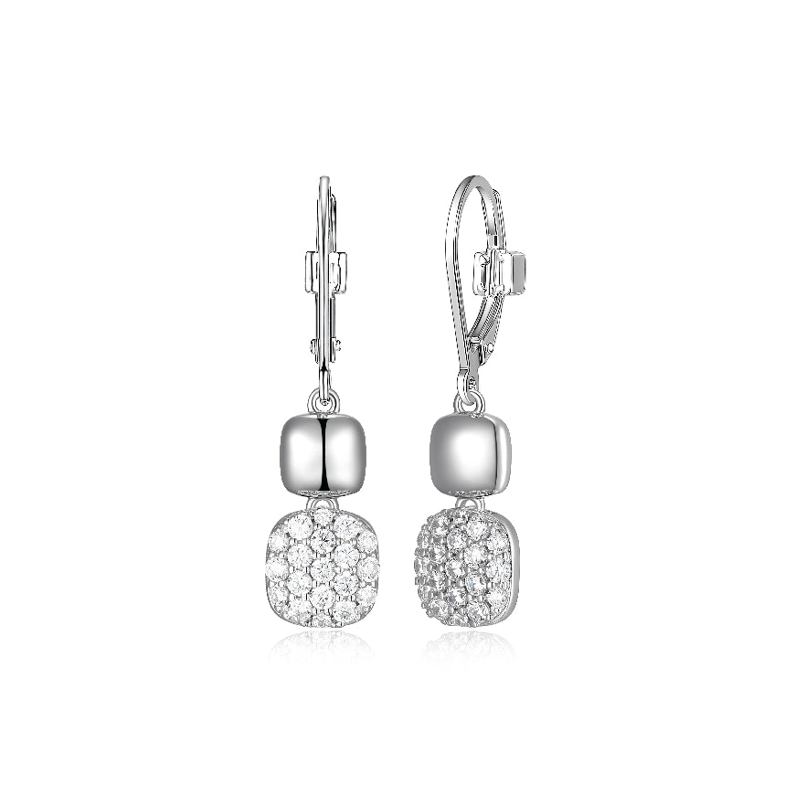 ELLE Collection 'Lookout' Cubic Zirconia Earrings 

ELLE Collection Rhodium Plated Sterling Silver Cubic Zirconia 

Earring Closure Leverback



