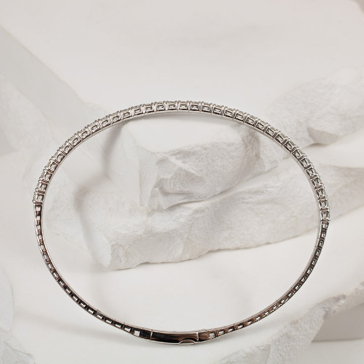 14KW 1.97CT Diamond Flex Bangle