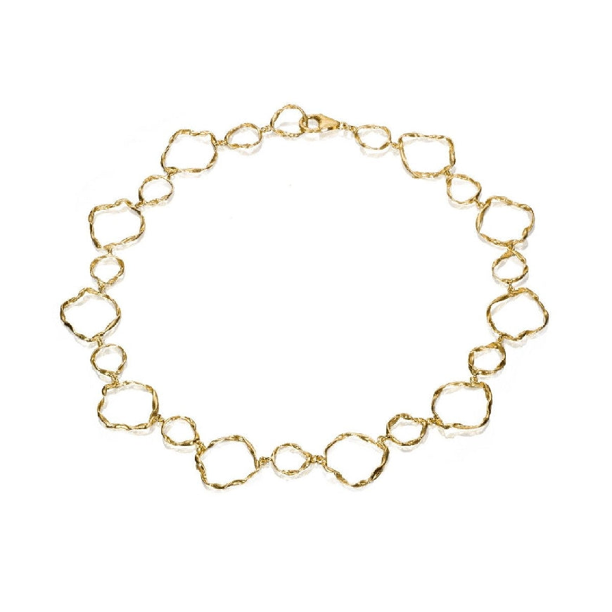 SS/18KY Jorge Revilla 'Rolling' Chain Necklace 

Sterling Silver & 18K Yellow Gold Plated Jorge Revilla 'Rolling' Chain Necklace 

Necklace Length 18'

