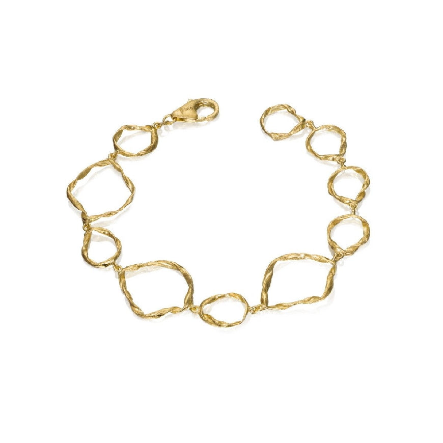 SS/18KY Plated Jorge Revilla 'Rolling' Bracelet

Sterling Silver & 18K Yellow Gold Plated Jorge Revilla 'Rolling' Bracelet

Bracelet Length 8.5'


