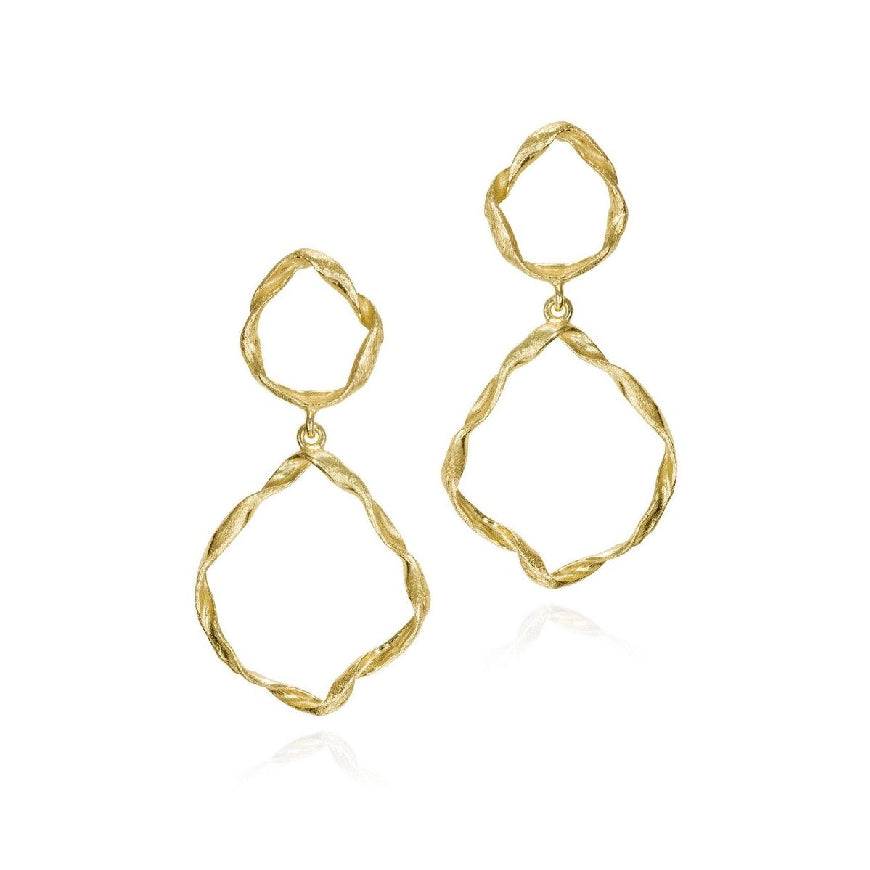 SS/18KY Plated Jorge Revilla 'Rolling' Drop Earrings

Sterling Silver & 18K Yellow Gold Plated Jorge Revilla 'Rolling' Drop Earrings

40MM Length Drop

Earring Closure Post with Butterfly Back


