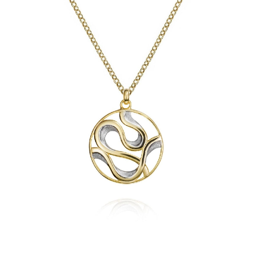 SS/18KYGP Jorge Revilla 'Ribbon' Necklace

Sterling Silver & 18K Yellow Gold Plated Jorge Revilla 'Ribbon' Necklace

Chain Length 18'

