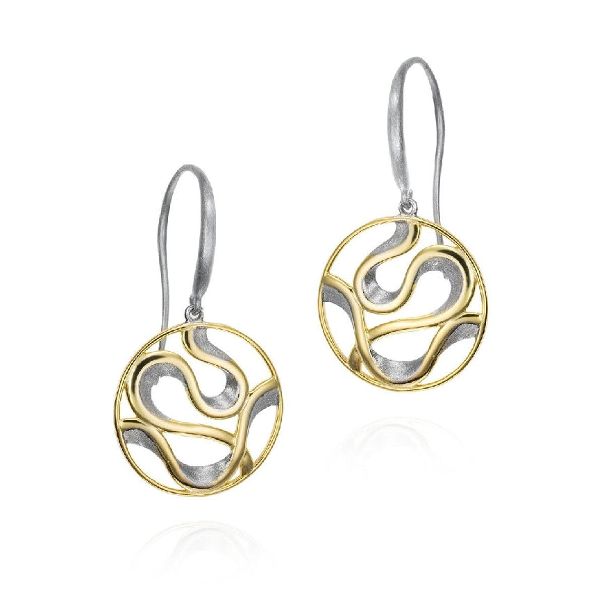 SS/18KY Jorge Revilla 'Ribbon' Earrings

Sterling Silver & 18K Yellow Gold Plated Jorge Revilla 'Ribbon' Earrings 

Earring Closure 
