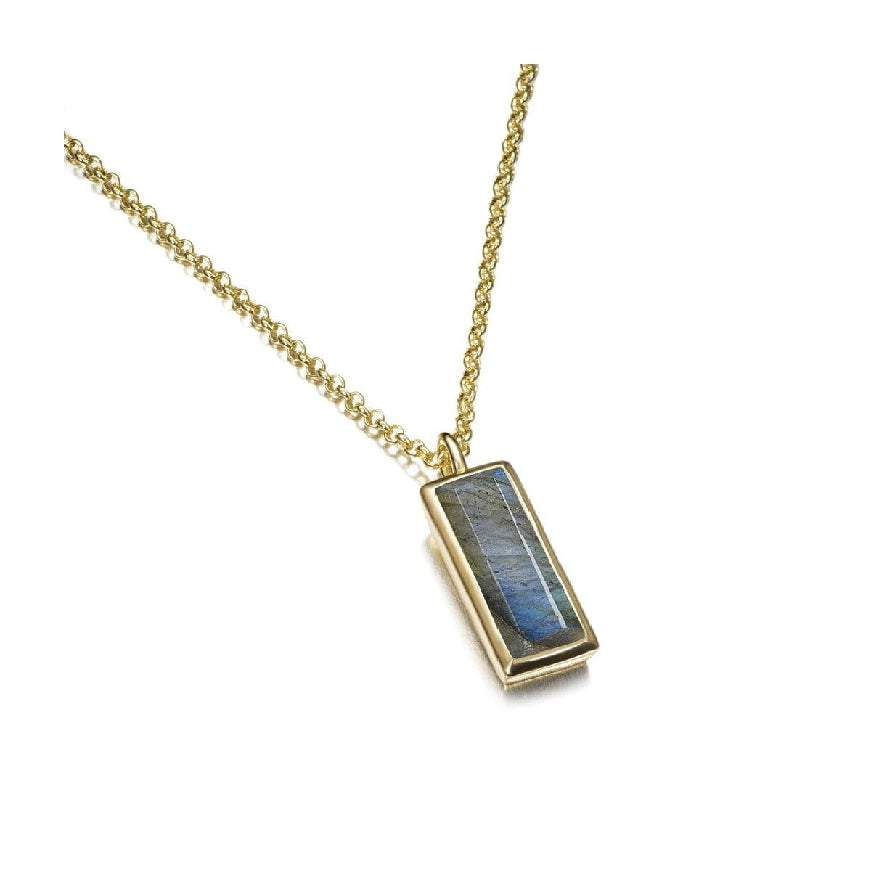 SS/18KY Jorge Revilla 'Empire' Labradorite Necklace

Sterling Silver & 18K Yellow Gold Plated Jorge Revilla 'Empire' Labradorite Necklace 

Chain Length 18'
