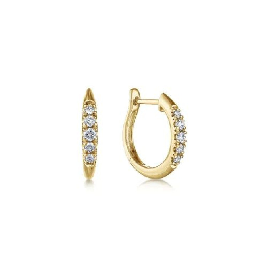 14KY Gabriel & Co. Lusso Diamond Huggies  

14K Yellow Gold 15mm Lusso Diamond Huggie Hoop Earrings

0.22 Carats Total Diamond Weight of SI+ Clarity, GH Colour 

15' Diameter 

S2265021

