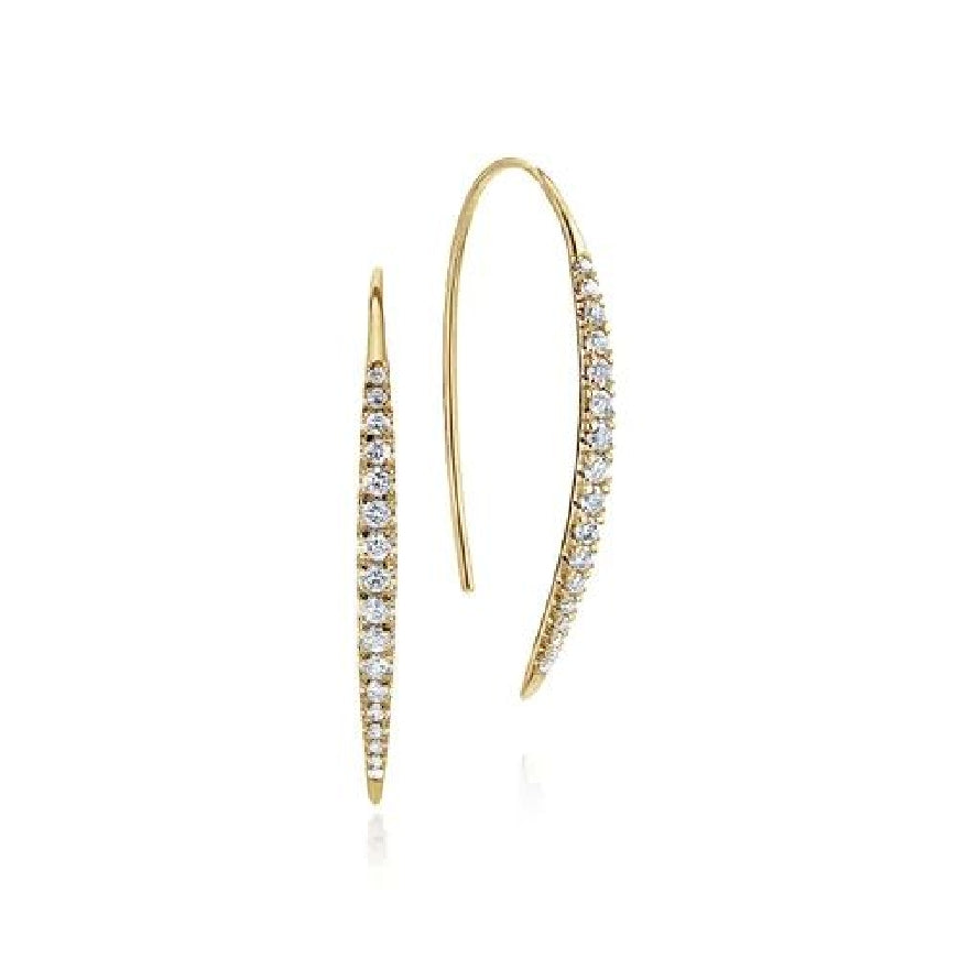 14KY Gabriel & Co. Kaslique Diamond Drop Earrings

14K Yellow Gold Kaslique Tapered Diamond Fish Wire Drop Earrings 

0.46 Carats Total Diamond Weight of SI+ Clarity, GH Colour  

S2265022
