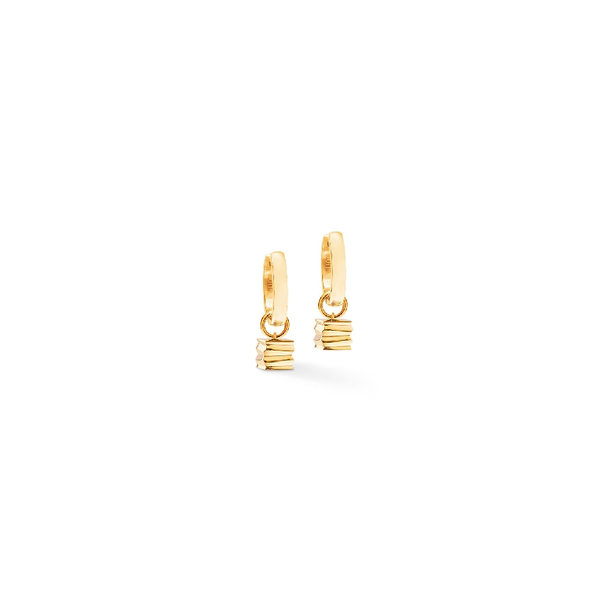 Coeur De Lion Gold Bead Hoop Earrings

Coeur De Lion Gold Bead Hoop & Enhancer Earrings

Huggie Closure w. Removable Enhancer 
