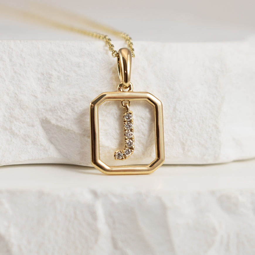 10KY Diamond 'J' Initial Necklace

10K Yellow Gold Diamond 'J' Initial Necklace 

0.03 Carat Total Natural Diamond Weight 

Chain Length 18' (Adjustable to 16')

10K Yellow Gold Petite Diamond "J" Initial in Gold Frame Necklace
