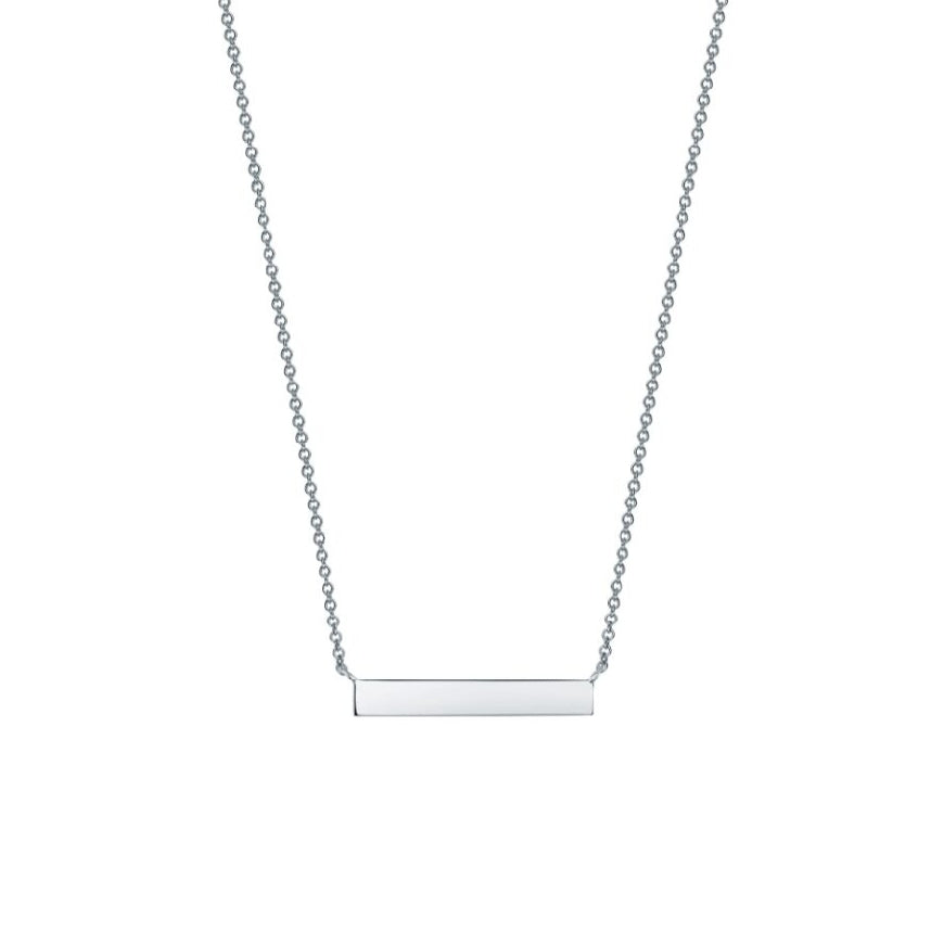 SS Birks 'Essentials' Horizontal Bar Necklace          

Sterling Silver Birks 'Essentials' Horizontal Bar Necklace

Chain Length 18' (Adjustable)

