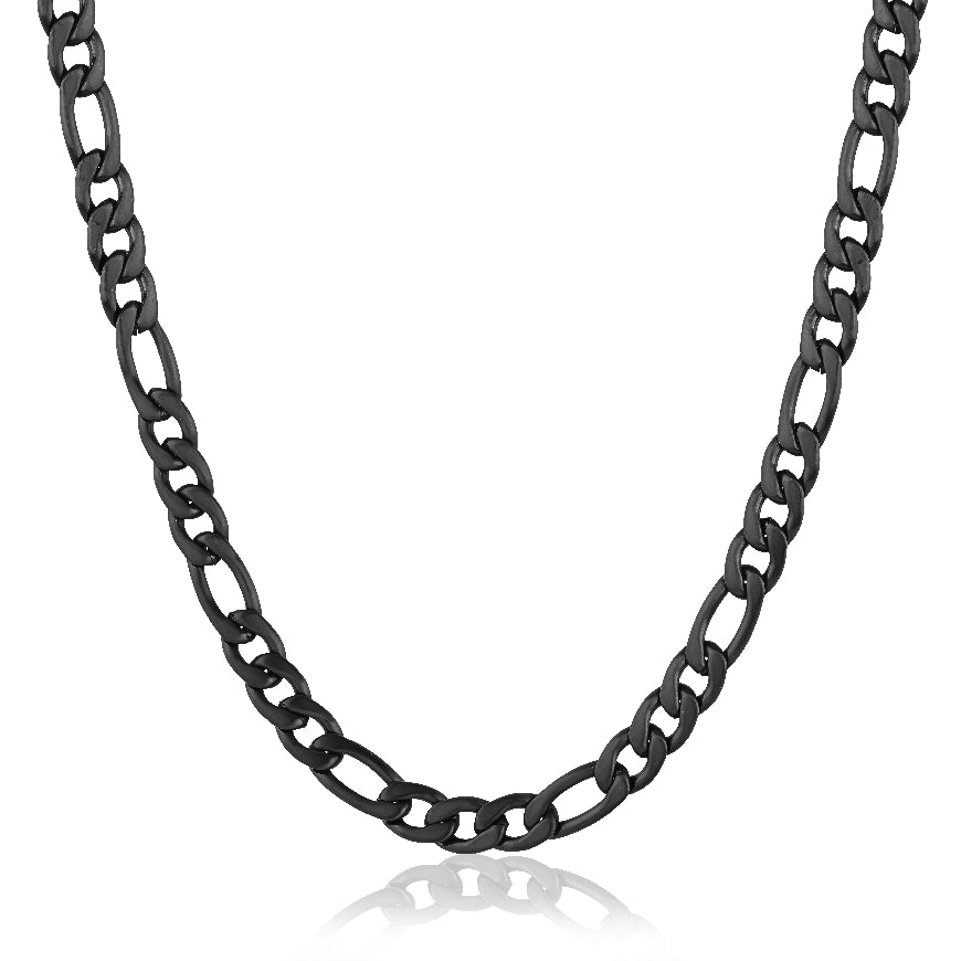 Italgem Stainless S. Black Finished Figaro Chain  

Italgem Stainless Steel Black Finished Figaro Chain

Chain Length 22'

