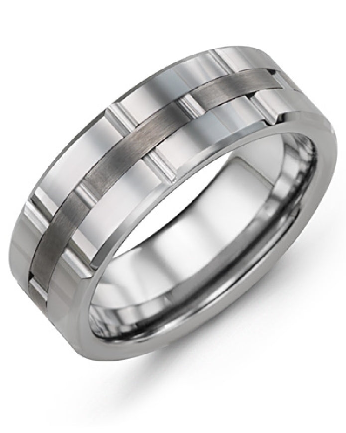 Madani Tungsten Link Alternative 8mm Band 

Madani Tungsten Alternative Band 

Polished with Brushed Center Finish

Width 8mm

Finger Size 10

